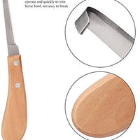 Dibiao - Herramienta de recorte de acero al carbono con forma de hoja recta, para ganado y caballo - BESTMASCOTA.COM