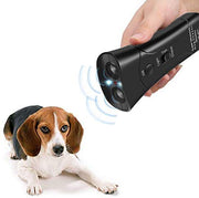 Humutan Handheld Dog Repellent, Dual Channel Electronic Animal Repellent, Handy Ultrasonic Dog Training Pet Bark Stopper for Outdoor Camping Garden - BESTMASCOTA.COM