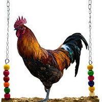 Mrli Pet - Juguetes de pollo con madera natural para gallinas grandes de aves, loro y guacamayo - BESTMASCOTA.COM