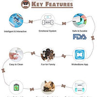 Wickedbone Smart Bone, juguetes automáticos e interactivos para perros, cachorros y gatos, control de aplicaciones, seguro y duradero, mantiene a tus mascotas entretenidas todo el día - BESTMASCOTA.COM
