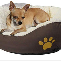 Evelots suave mascota cama, Cats & Dogs, 17" D x 5" H, varios colores - BESTMASCOTA.COM