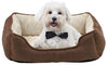 Long Rich Reversible Rectangle Pet Bed Dog Bed with Dog Paw Embroidery,Medium size, by Happycare Textiles - BESTMASCOTA.COM