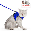 Arnés ajustable para mascotas, gato, gato, gato, gatito, arnés para caminar, chaleco de malla suave con tiras reflectantes, arnés para perros y gatos pequeños - BESTMASCOTA.COM