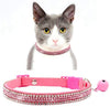 Teemerryca - Collar, diseño de lazo con brillantes, color rosa - BESTMASCOTA.COM