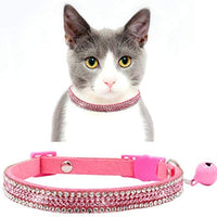 Teemerryca - Collar, diseño de lazo con brillantes, color rosa - BESTMASCOTA.COM