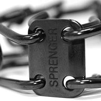 Herm Sprenger - Collar de entrenamiento para perro de acero inoxidable negro con cuello giratorio ultra Plus para mascotas, collar sin tirones para perros, collar de entrenamiento antitirones fabricado en Alemania - BESTMASCOTA.COM