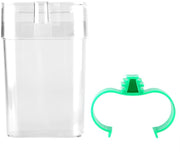 HEEPDD Alimentador de Agua para Pájaros, Recipiente Automático de Bebida de Agua Dispensador de Alimentos Jaula Aves Suministros para Parrot Budgie Cockatiel Conure Lovebirds Finch - BESTMASCOTA.COM