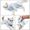 Coppthinktu - Traje de recuperación de gatos para heridas abdominales o enfermedades de la piel, transpirable E-Collar Alternativa para gatos y perros, después de cirugía desgaste anti lamer heridas - BESTMASCOTA.COM
