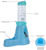 Guardians - Botella de agua para hámster, botella de agua automática para mascotas con contenedor de alimentos, base para choza, para colgar, botellas de alimentación de agua, dispensador automático para animales pequeños - BESTMASCOTA.COM