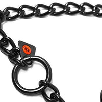 Herm Sprenger - Collar de entrenamiento para perro de acero inoxidable negro con cuello giratorio ultra Plus para mascotas, collar sin tirones para perros, collar de entrenamiento antitirones fabricado en Alemania - BESTMASCOTA.COM