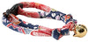 Necoichi Chirimen Hanabi Fireworks Collar para gato, hecho a mano en Japón, 1 tamaño para todos - BESTMASCOTA.COM