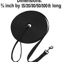 Hi Kiss - Correa de entrenamiento para perro/cachorro de obediencia para entrenamiento de agilidad – 15 ft 20 ft 30 ft 50 ft  – ideal para entrenamiento, juego, camping o patio trasero - BESTMASCOTA.COM