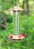 Birdscapes 710 12-Ounce de metal pulido vidrio Colibrí alimentador, 12 onza - BESTMASCOTA.COM