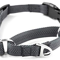 Collar de entrenamiento de nailon Mighty Paw Martingale. Nuestro collar de zapatillas de entrenamiento aprobado limitado. Collar de cincha modificado para una fuerza controlada para un entrenamiento óptimo. Costuras reflectantes para mantener a tu perro s - BESTMASCOTA.COM