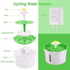 PingPIN Cat Water Fountain, 2.6L/88oz Pet Water Fountain, Flower Drinking Water Fountain for Cats with 2 Replacement Filters, Automatic Fountain for Cats, Dogs, Small Animals - BESTMASCOTA.COM