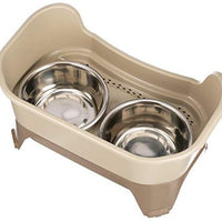 Neater Feeder Express - Cuencos elevados para perros y gatos, plato elevado para mascotas – cuencos de acero inoxidable para alimentos y agua para perros y gatos pequeños a grandes - BESTMASCOTA.COM