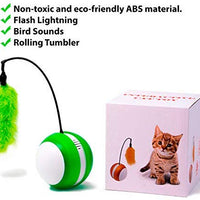 Flospoint 2019 New Cat Toys Sounding Interactive Smart Automatic Cats Toy Electronic Wicked Ball - BESTMASCOTA.COM