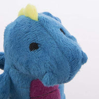 GoDog Skinny Dragons con protector para masticar, juguetes para perros de peluche duraderos con chirriadores - BESTMASCOTA.COM