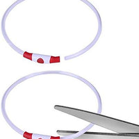 Collar de perro LED BSEEN recargable por USB, brillante para seguridad nocturna, collar de perro de moda, para perros pequeños, medianos y grandes - BESTMASCOTA.COM