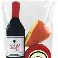 munchiecat Wine and Cheese Toys for Cats | Unique Gift for Cat Adoption, Wine Lovers, Housewarming Gift - BESTMASCOTA.COM