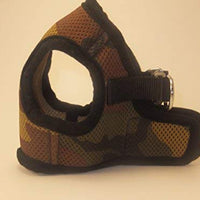 Arnés para perros de malla suave, cómodo para razas pequeñas, cachorros, juguetes, de 2 a 16 lb, en color rosa bebé, azul, negro, rojo, camuflado en tamaño pequeño, mediano, grande y extra grande - BESTMASCOTA.COM