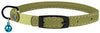 Bronzedog - Collar de piel para gato, con cascabel, color negro, azul, rosa, verde, amarillo y gris - BESTMASCOTA.COM