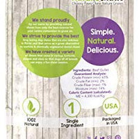 Naturaleza Gnaws Carne Jerky Masticables – 100% Natural Hierba alimentado Carne de res Palos - BESTMASCOTA.COM