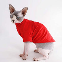 Sphynx - Ropa de invierno para gato, gruesa, de algodón, de doble capa, para mascotas, jersey, camisetas con mangas, pijamas para gatos y perros pequeños - BESTMASCOTA.COM