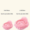 Cute Princess mascota cama Bow-Tie Lace Cat Dog Bed - BESTMASCOTA.COM