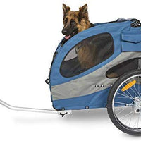 PetSafe Solvit HoundAbout Pet Bicycle Trailer For Dogs and Cats, Aluminum Frame, Medium and Large - BESTMASCOTA.COM