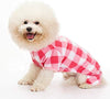 KOOLTAIL - Pijama para perro, a cuadros, para ropa de invierno para perros, suave y cálido, apto para perros pequeños, medianos y grandes - BESTMASCOTA.COM