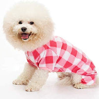 KOOLTAIL - Pijama para perro, a cuadros, para ropa de invierno para perros, suave y cálido, apto para perros pequeños, medianos y grandes - BESTMASCOTA.COM