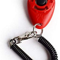 Ruconla- Juego de 4 clickers para entrenamiento de perros con correa de muñeca, juego de clicker para entrenamiento de mascotas - BESTMASCOTA.COM
