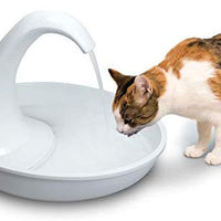 Pioneer Pet Swan Fuente para beber mascotas: 80oz Capacidad de agua - BESTMASCOTA.COM