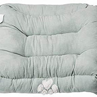 Long Rich Reversible Rectangle Pet Bed Dog Bed with Dog Paw Embroidery,Medium size, by Happycare Textiles - BESTMASCOTA.COM