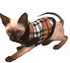 Suéter de punto para cachorro, perro, gato, vintage, a cuadros, color rosa, con corazón, transpirable, para mascotas pequeñas, cachorros, conejos, invierno - BESTMASCOTA.COM