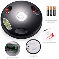 Juguete para gato robótico interactivo PetDroid, juguete para colgar eléctrico oculto con movimiento para gato y ratón, segunda generación (negro) (cola de ratón blanco) - BESTMASCOTA.COM