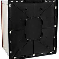 Internet's Best Outdoor Dog House | Cómodo refugio fresco | Diseño de plástico duradero | Caseta | Uso en interiores o exteriores - BESTMASCOTA.COM