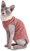 Kitipcoo Sphynx - Ropa de invierno para gatos, abrigo de pelo sintético cálido, abrigo de cuello alto para gatos, pijamas para gatos y perros pequeños, suéteres para gatos sin pelo - BESTMASCOTA.COM