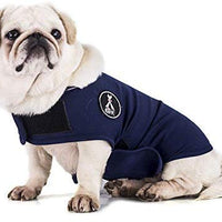 X@HE - Chaleco de alivio de ansiedad para perro, chaleco para mantener la comodidad, chaleco para perros de talla XS, M, L, XL, azul marino, gris, rosa, rojo y camuflaje - BESTMASCOTA.COM