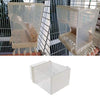 Old Tjikko - Comedero automático para loros, sin ensuciar, para pájaros, jaula, accesorios para Budgerigar, Canario, Cockatiel, Finch, Parakeet, Seed Food Container - BESTMASCOTA.COM