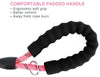 Toozey - Correa para perro de 4.9 ft, correa de cuerda con cómodo mango acolchado e hilos reflectantes, resistente correa trenzada para perros medianos y grandes - BESTMASCOTA.COM