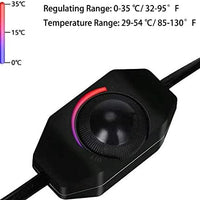 TESLUCK Almohadilla de calentamiento de reptiles, 14 W/ 20 W, impermeable, almohadilla de calor para reptiles, terrario bajo el tanque con control de temperatura, alfombrilla de calor ajustable de seguridad para tortuga, tortuga, serpientes, lagarto - BESTMASCOTA.COM