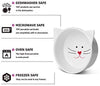 Y YHY cuencos elevados de cerámica para gatos, cuencos de agua o comida para gatos, platos dobles con soporte de metal, diseño de orejas de gato, 12 onzas - BESTMASCOTA.COM
