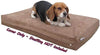 Dogbed4less - Funda de edredón para cama de mascotas, de microfibra, duradera, color marrón, con funda interior impermeable para perros pequeños, medianos y extra grandes - BESTMASCOTA.COM