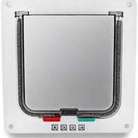 ShineBlue 4-Way Lockable Cat Flap Door - BESTMASCOTA.COM