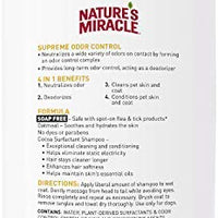 Nature's Miracle Supreme Odor Control Natural Oatmeal Dog Shampoo & Conditioner - BESTMASCOTA.COM