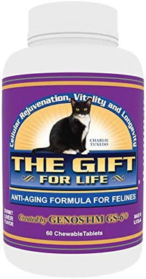 El regalo para la vida para gatos – The Fountain of Youth para Pets – 60 Gourmet Chewable Treats – fabricado en los Estados Unidos - BESTMASCOTA.COM