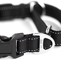 Collar de entrenamiento de nailon Mighty Paw Martingale. Nuestro collar de zapatillas de entrenamiento aprobado limitado. Collar de cincha modificado para una fuerza controlada para un entrenamiento óptimo. Costuras reflectantes para mantener a tu perro s - BESTMASCOTA.COM