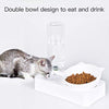 Marchul - Cuenco de agua automático para perros y gatos, cuenco de comida para agua, doble de 0-15°, inclinable ajustable para agua y comida, cuencos elevados para gatos - BESTMASCOTA.COM